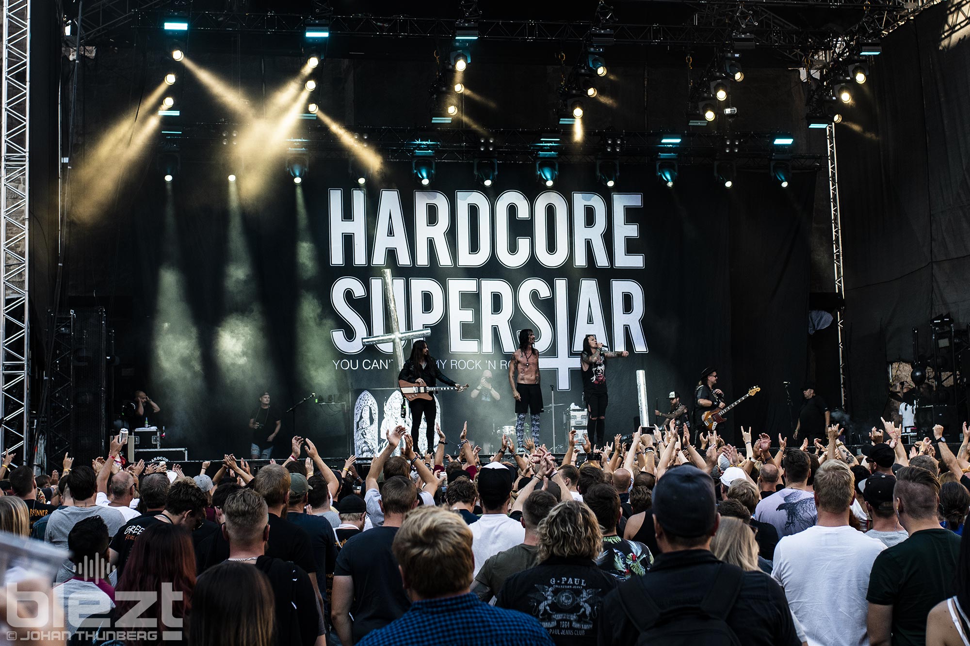 Hardcore Superstar Borgholm Brinner 2019 BLEZT
