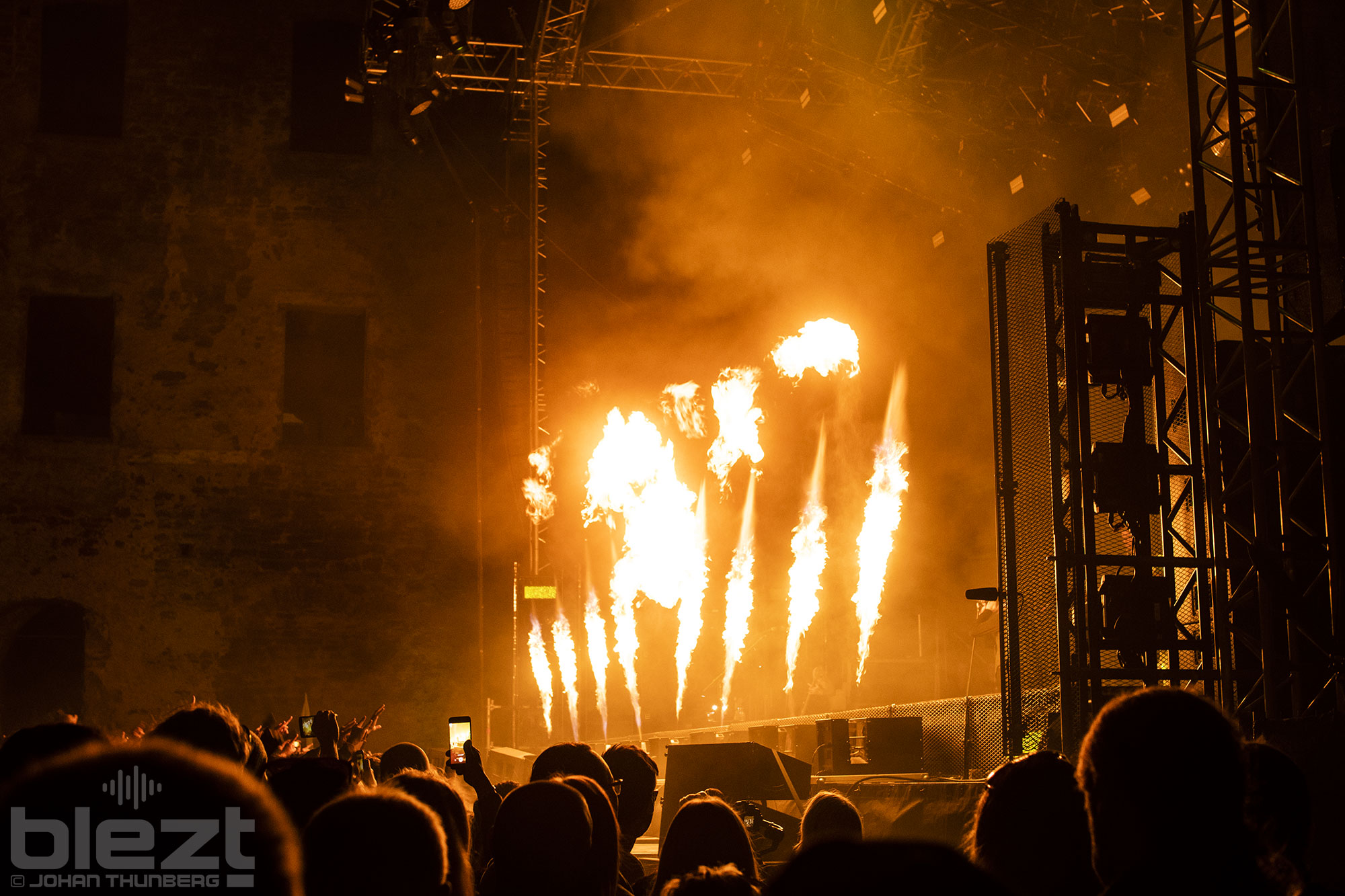 In Flames Borgholm Brinner 2019 BLEZT