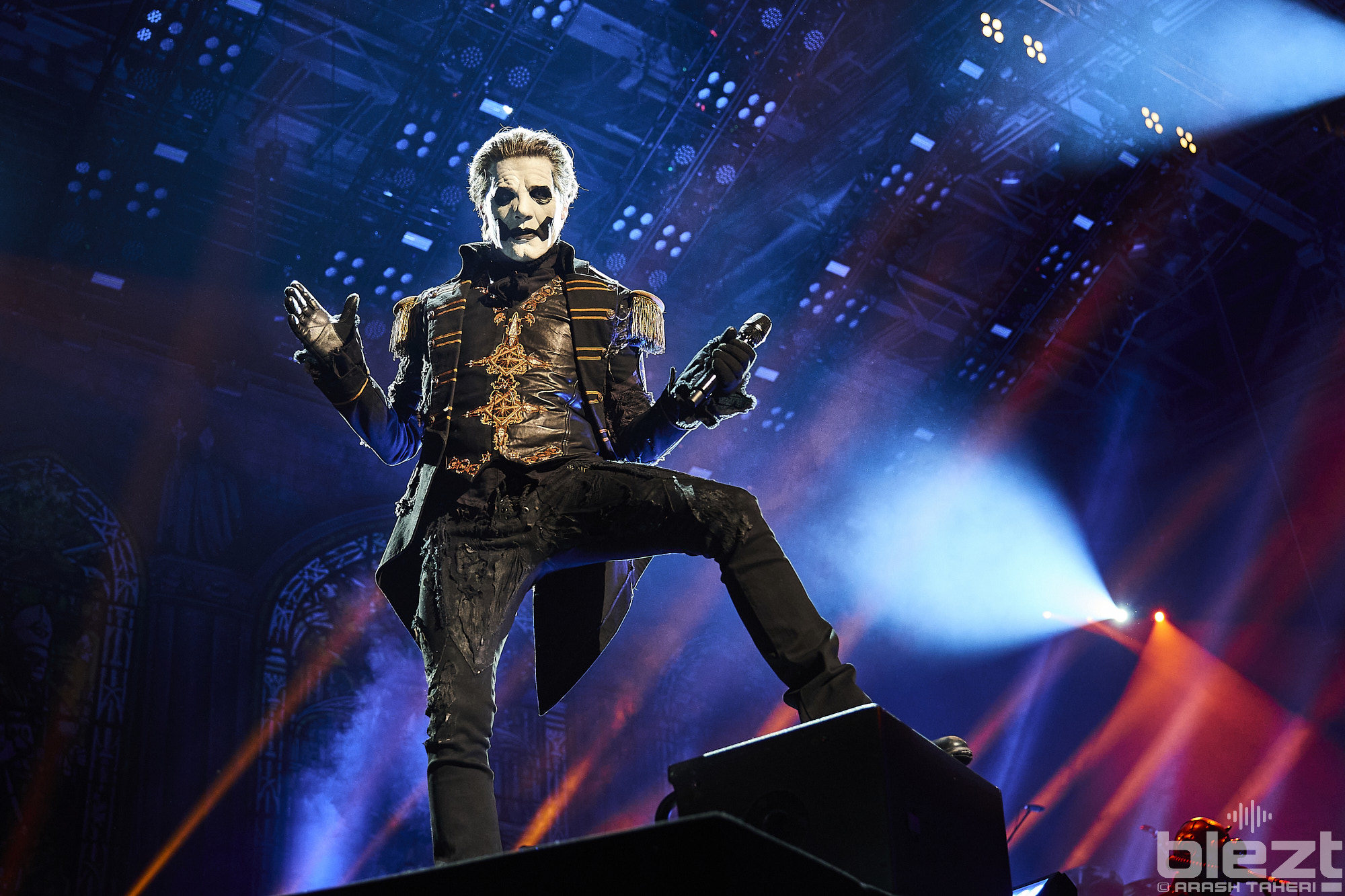 Ghost live i Oslo Spektrum i april 2022 - BLEZT