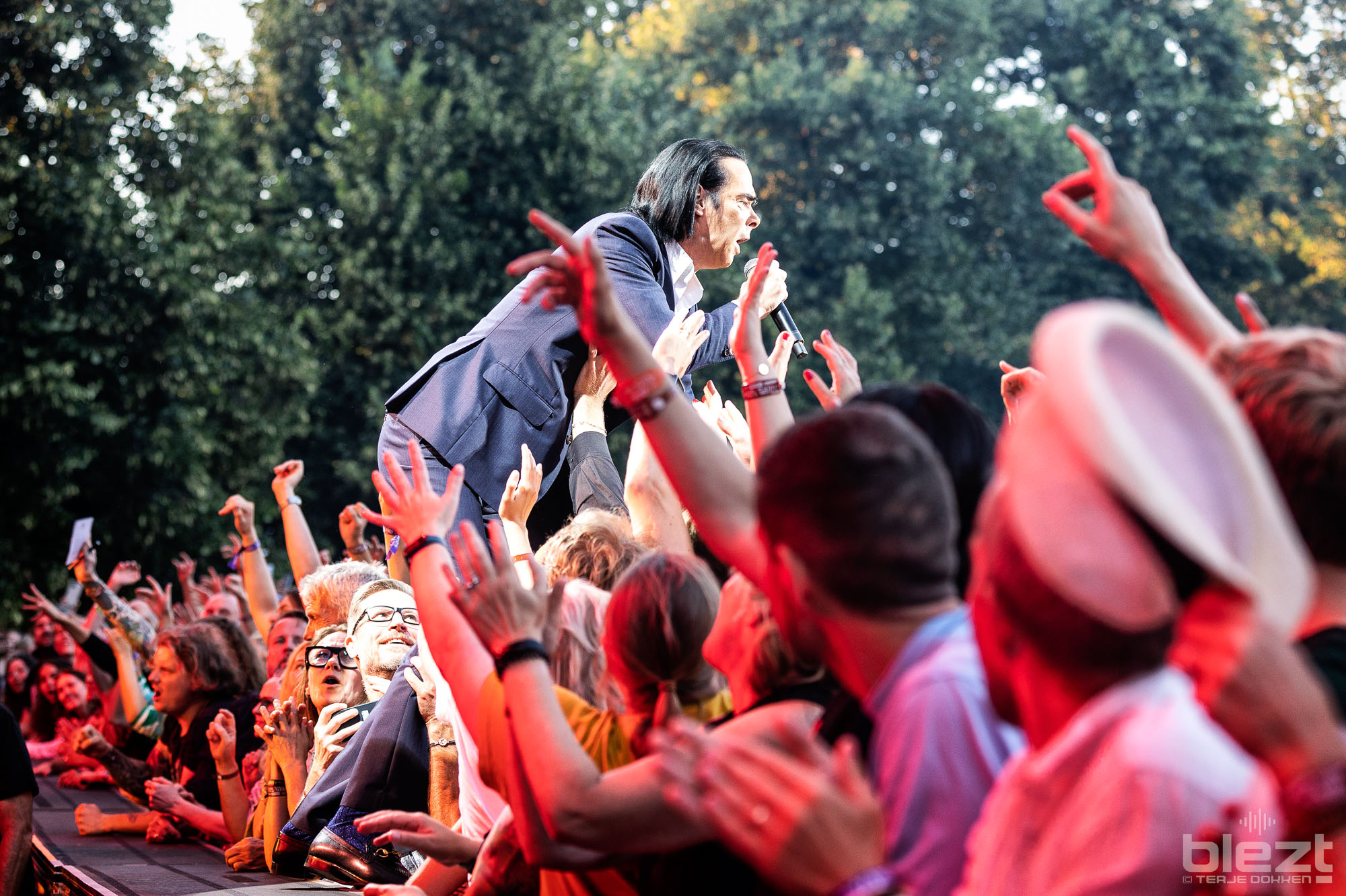 Nick Cave & The Bad Seeds live på Øyafestivalens 2022 - BLEZT
