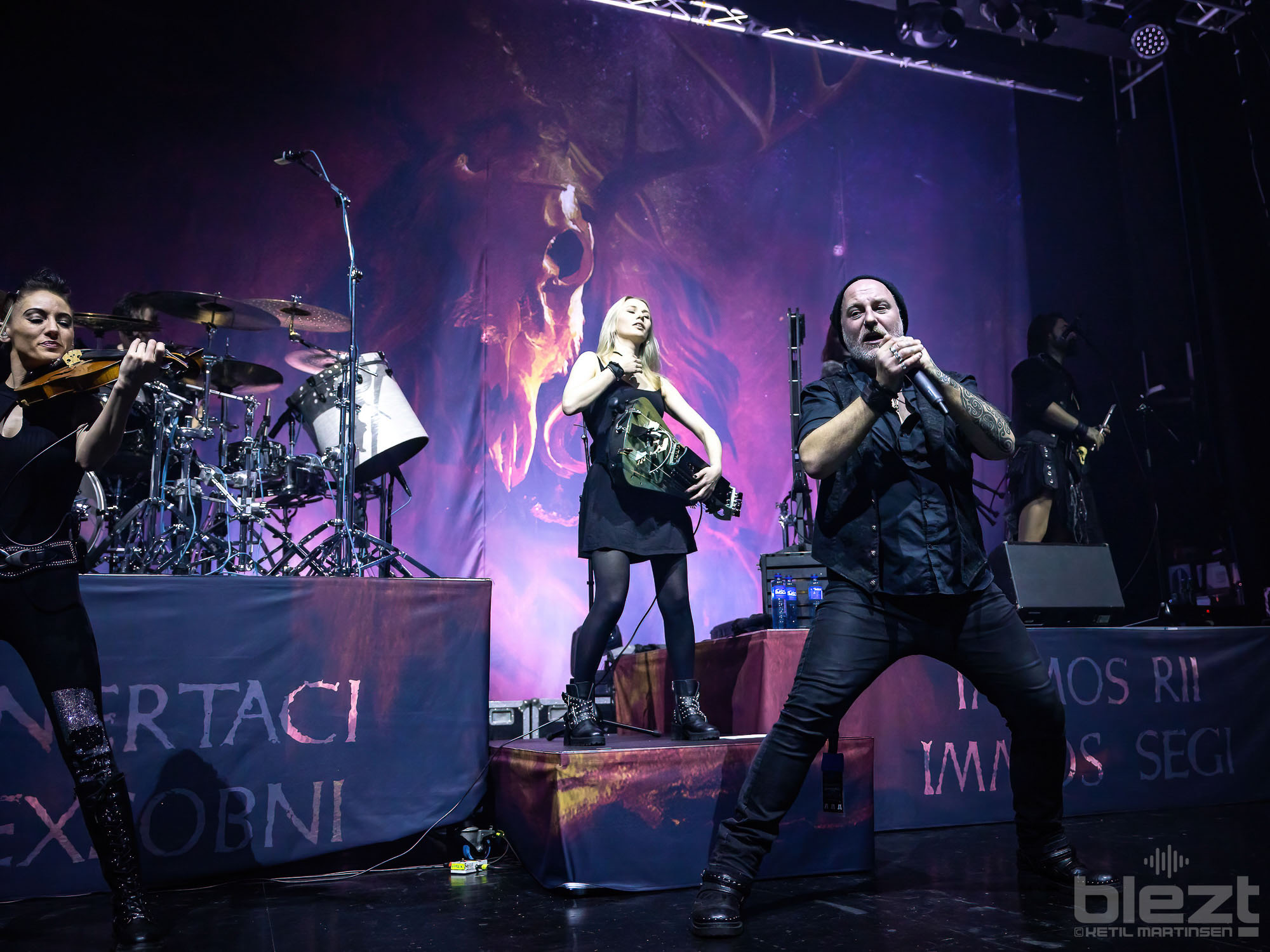 Eluveitie live på Sentrum Scene desember 2022 - BLEZT