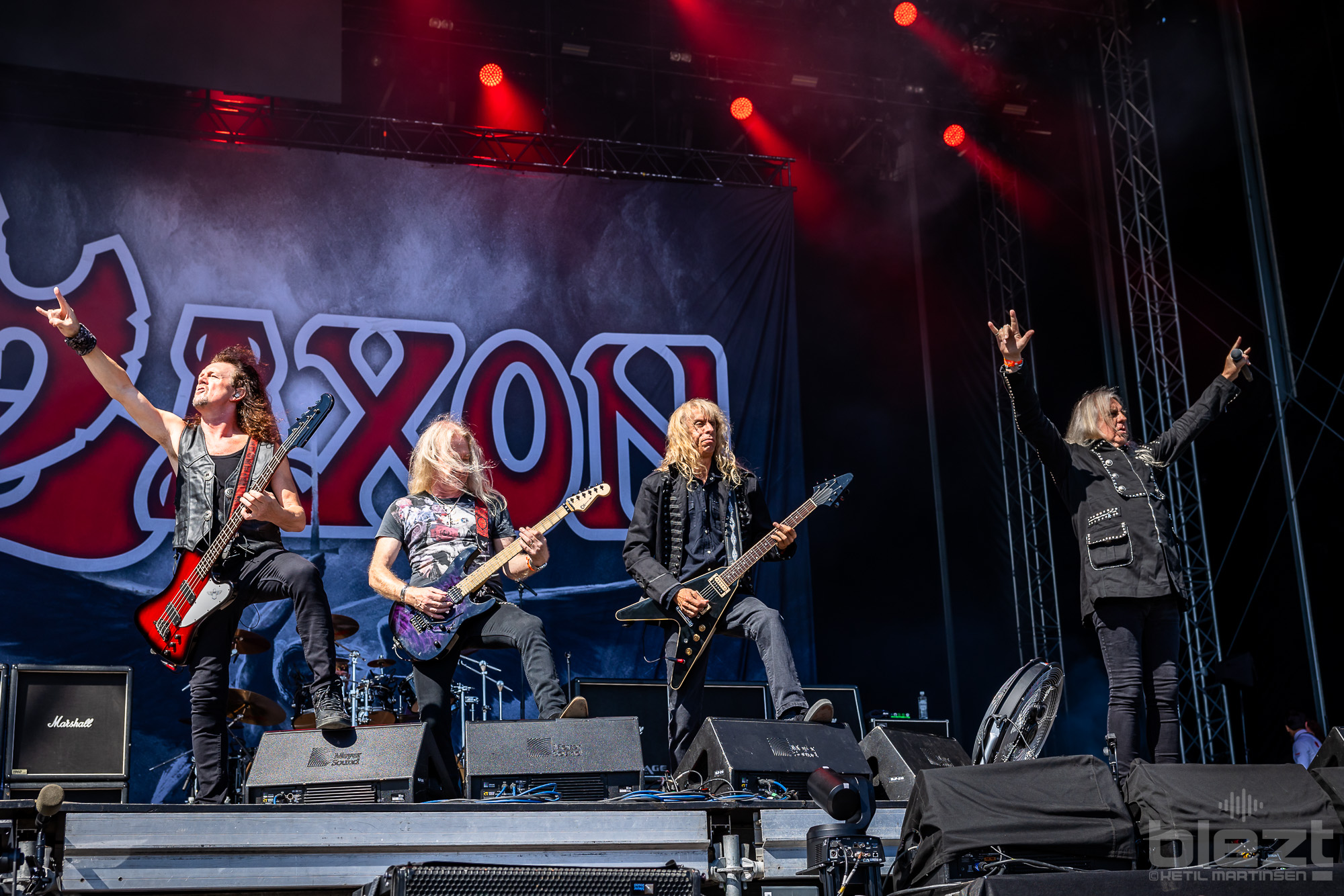 Saxon live på Tons of Rock 2024 - BLEZT