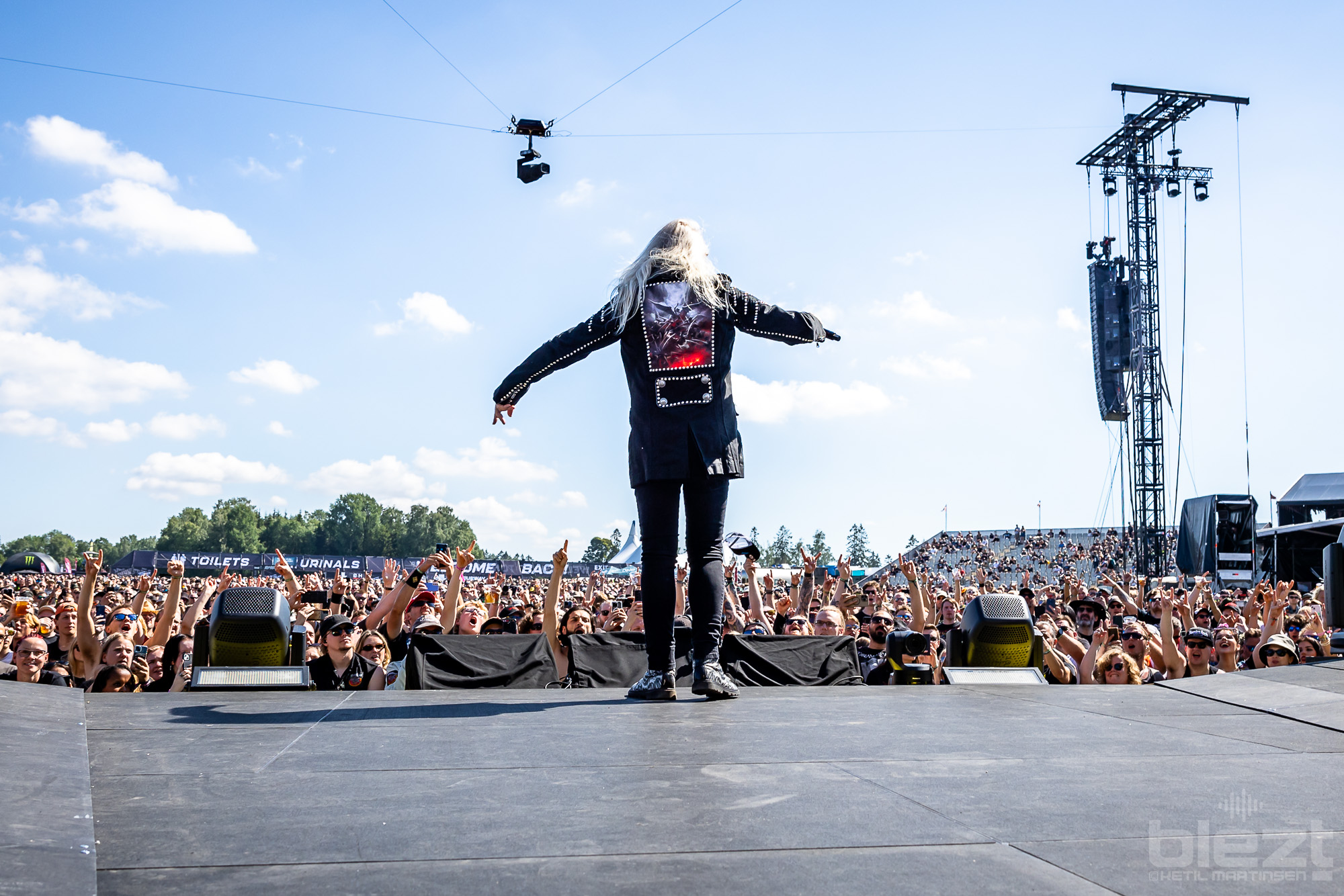 Saxon live på Tons of Rock 2024 - BLEZT