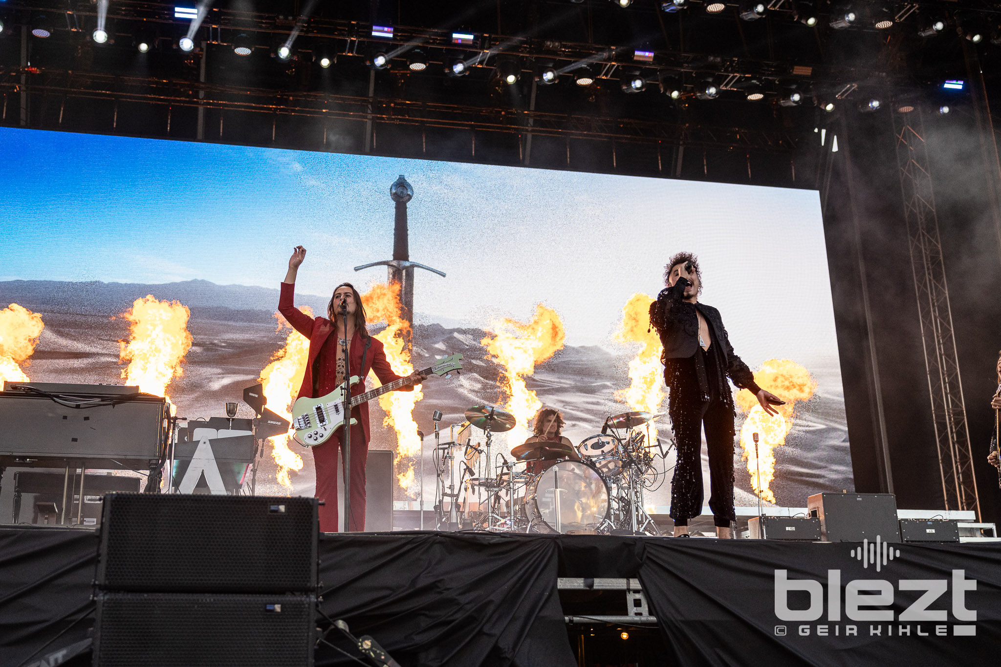 Greta Van Fleet live på Tons of Rock 2024 - BLEZT