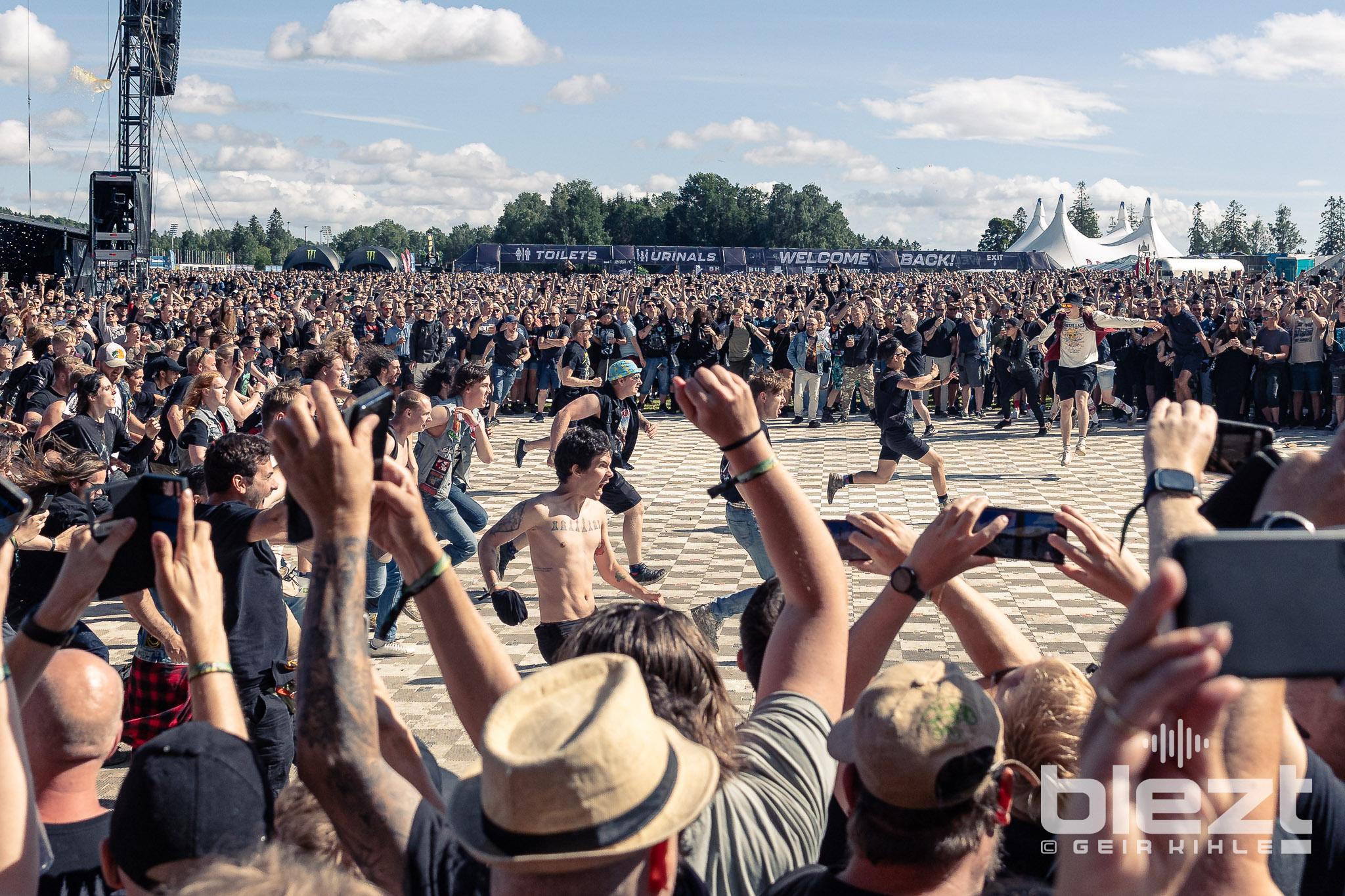 Kreator live på Tons of Rock 2024 - BLEZT