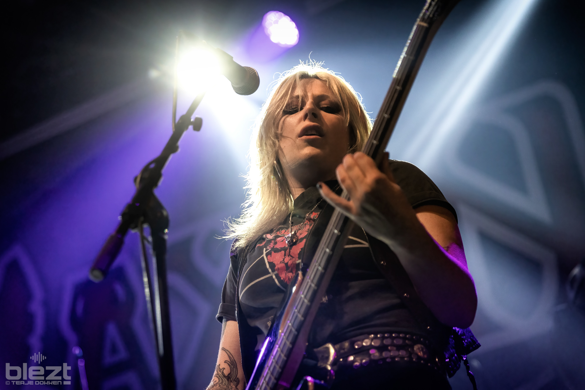 Girlschool live på Rockefeller i Oslo februar 2025 - BLEZT