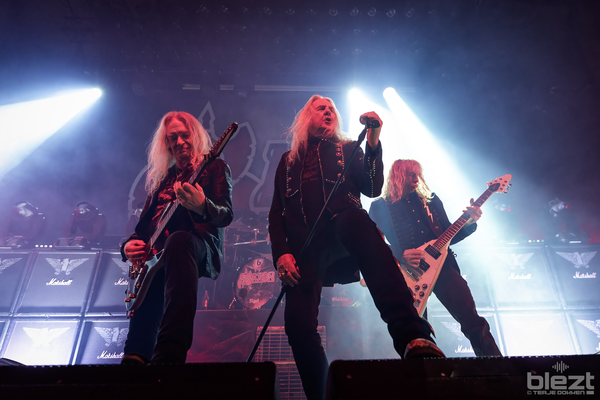 Saxon live på Rockefeller i Oslo februar 2025 - BLEZT