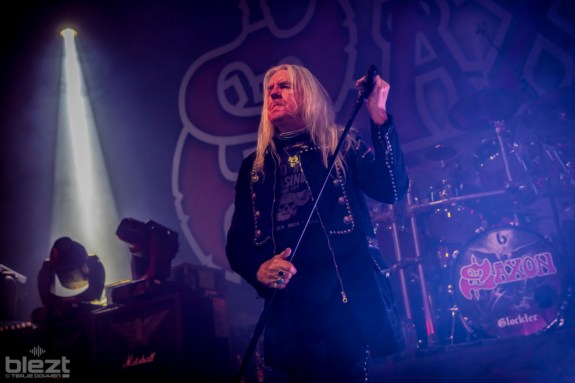 Saxon live på Rockefeller i Oslo februar 2025 - BLEZT