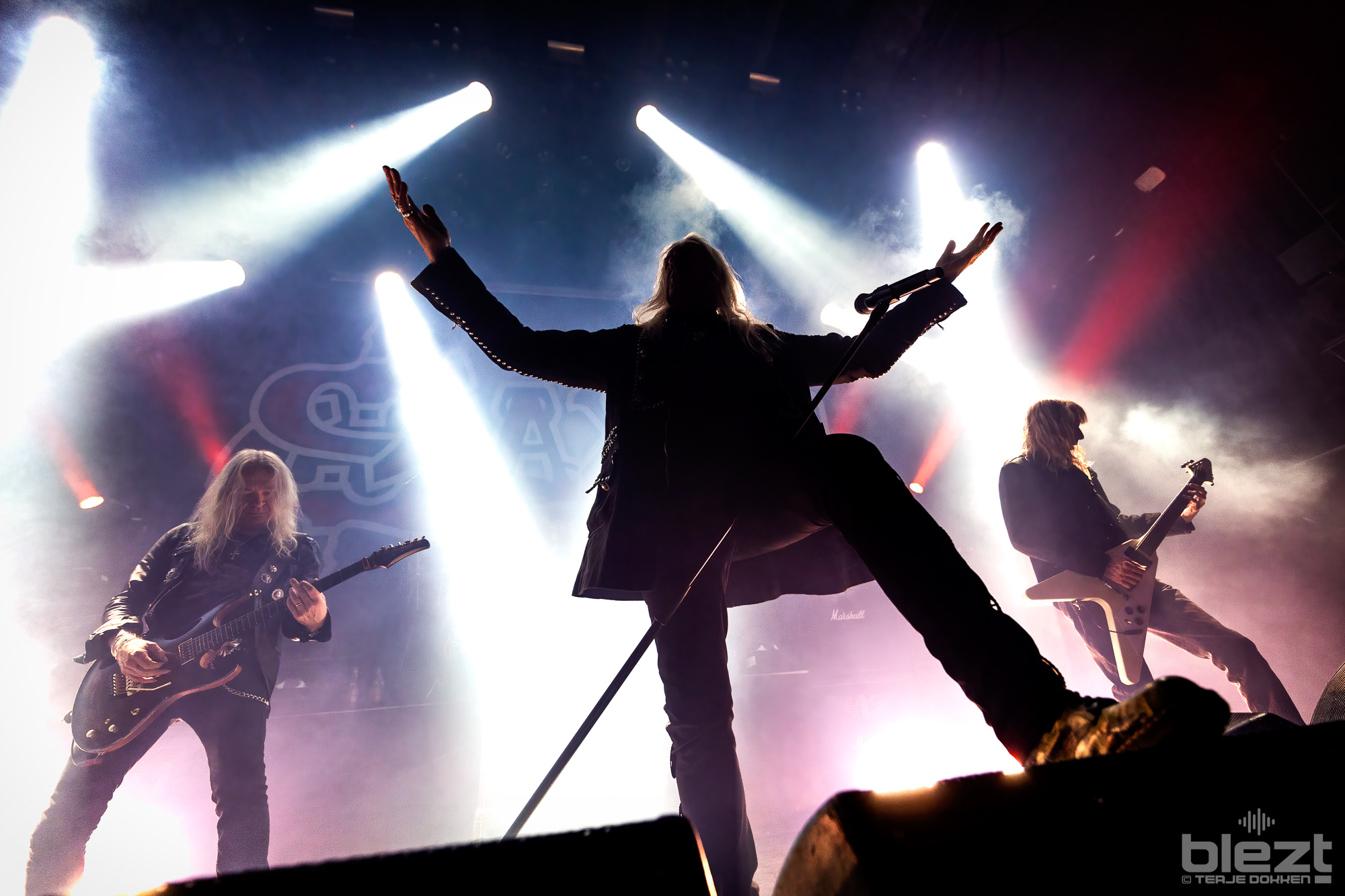 Saxon live på Rockefeller i Oslo februar 2025 - BLEZT