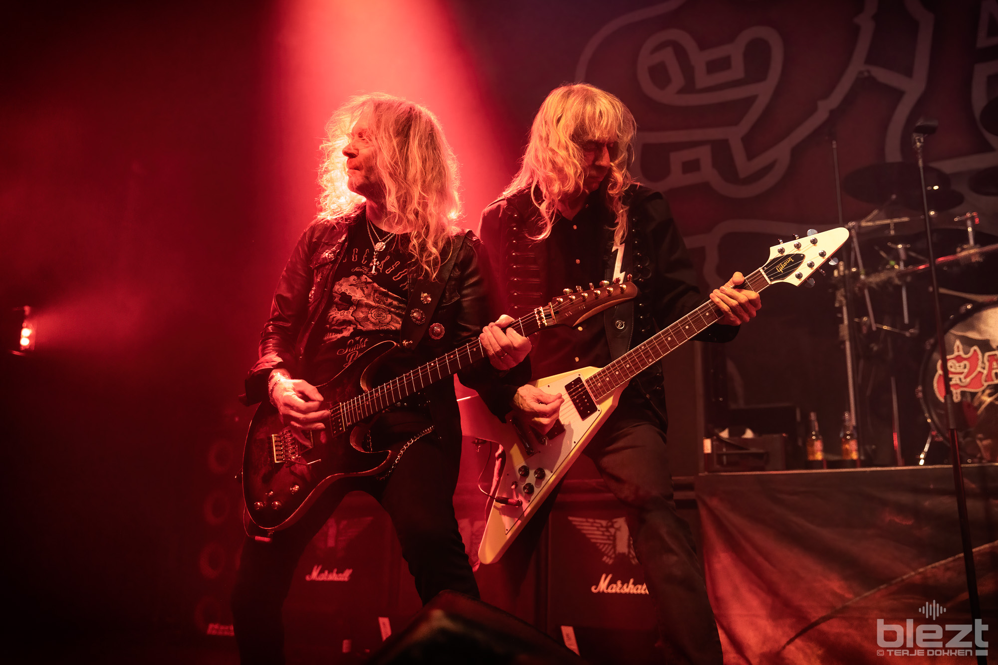 Saxon live på Rockefeller i Oslo februar 2025 - BLEZT